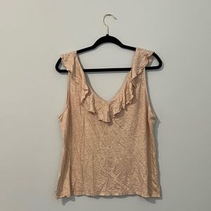 Lilly Pulitzer gold tank top